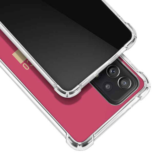 NFL San Francisco 49ers Red Performance Series Galaxy A52 5G Clear Case
